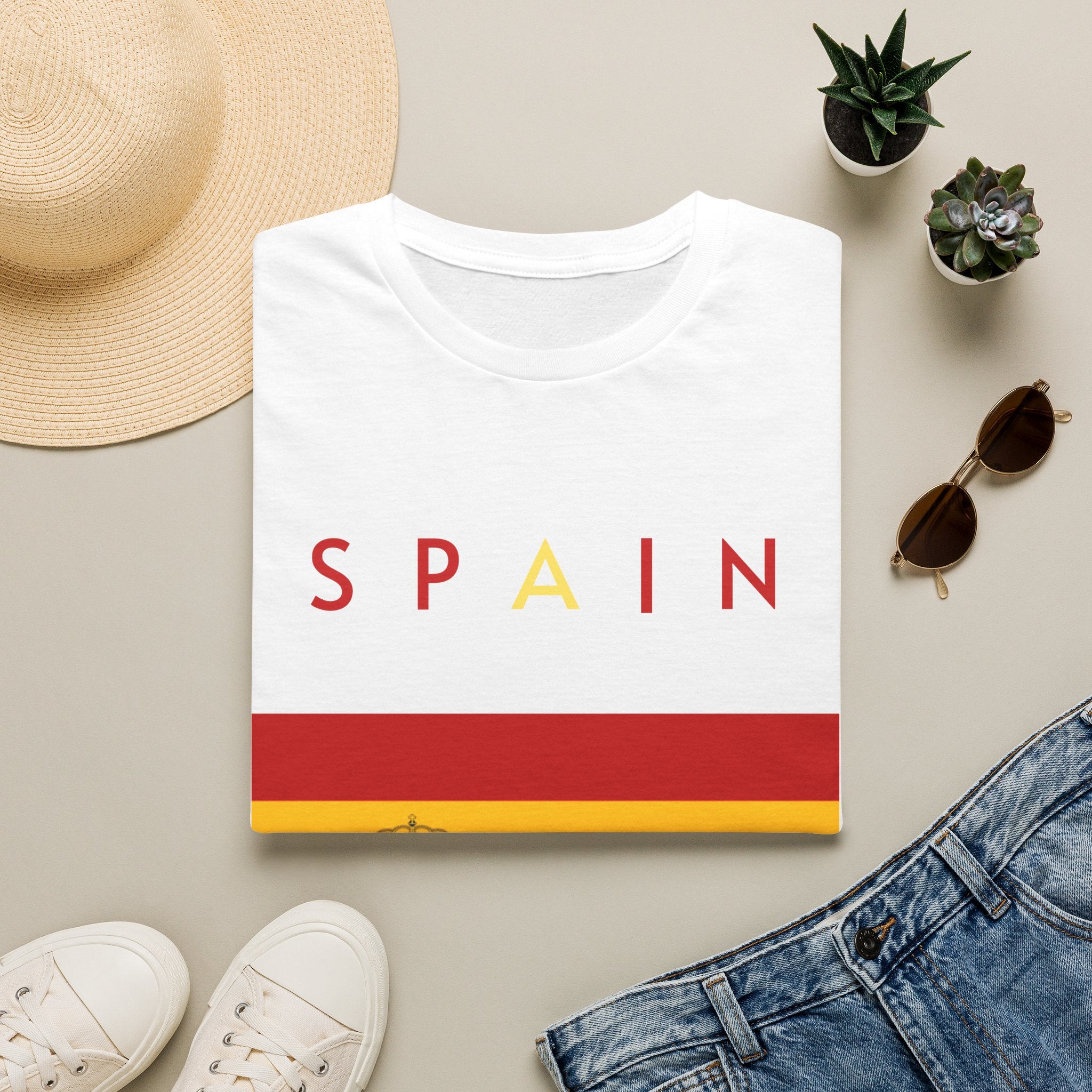 Spain Flag T-Shirt — Minimal Spanish Pride Tee