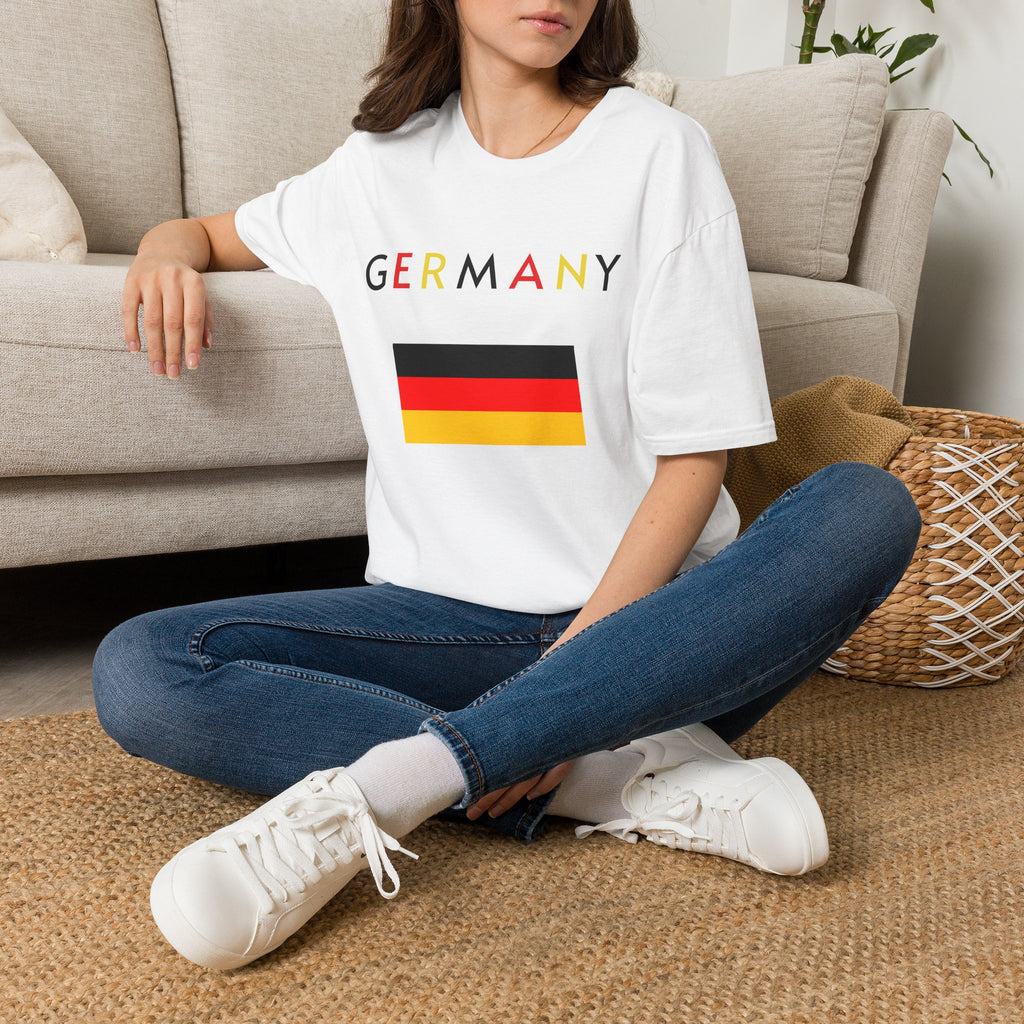 Germany Flag T-Shirt — Minimal German Pride Tee