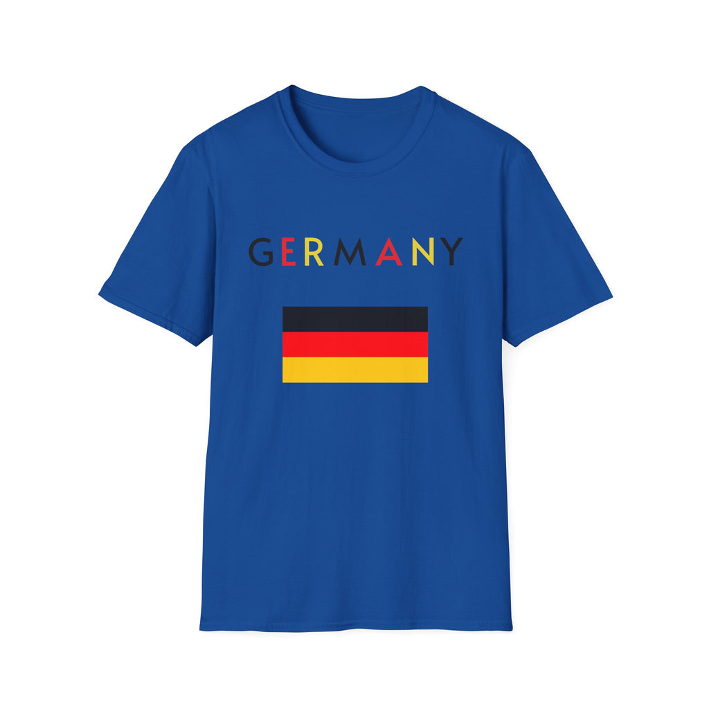 Germany Flag T-Shirt — Minimal German Pride Tee