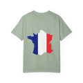 France Flag T-Shirt — Tricolore Map & FR CE Graphic