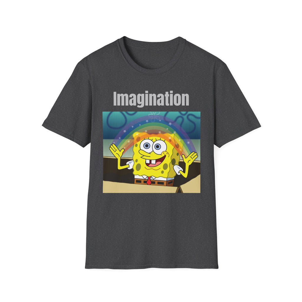 Imagination SpongeBob T-Shirt — Rainbow Cartoon Graphic Tee