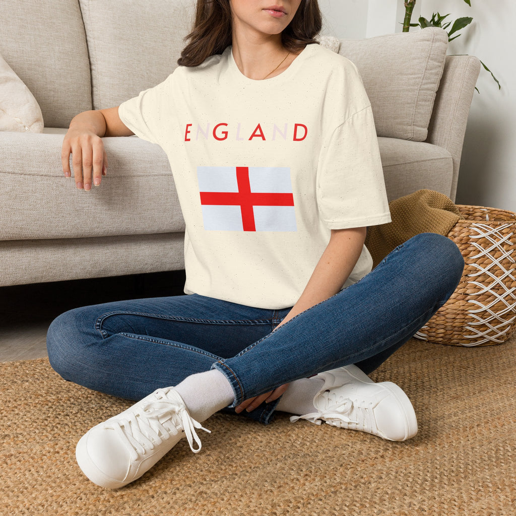 England Flag T‑Shirt — Minimal St. George’s Cross Tee