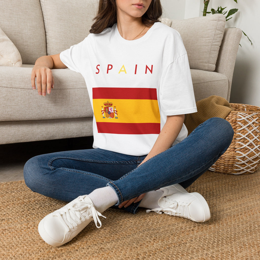 Spain Flag T-Shirt — Minimal Spanish Pride Tee