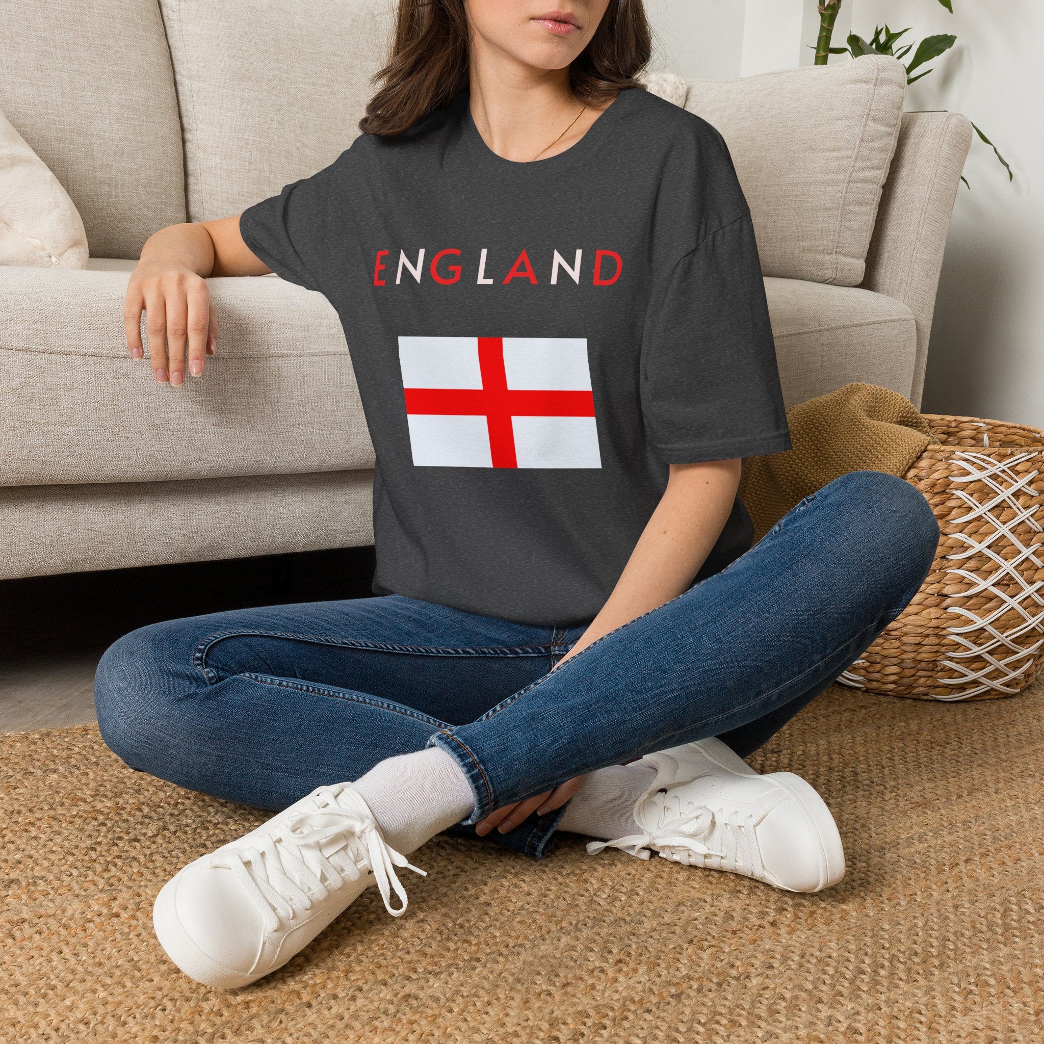 England Flag T‑Shirt — Minimal St. George’s Cross Tee