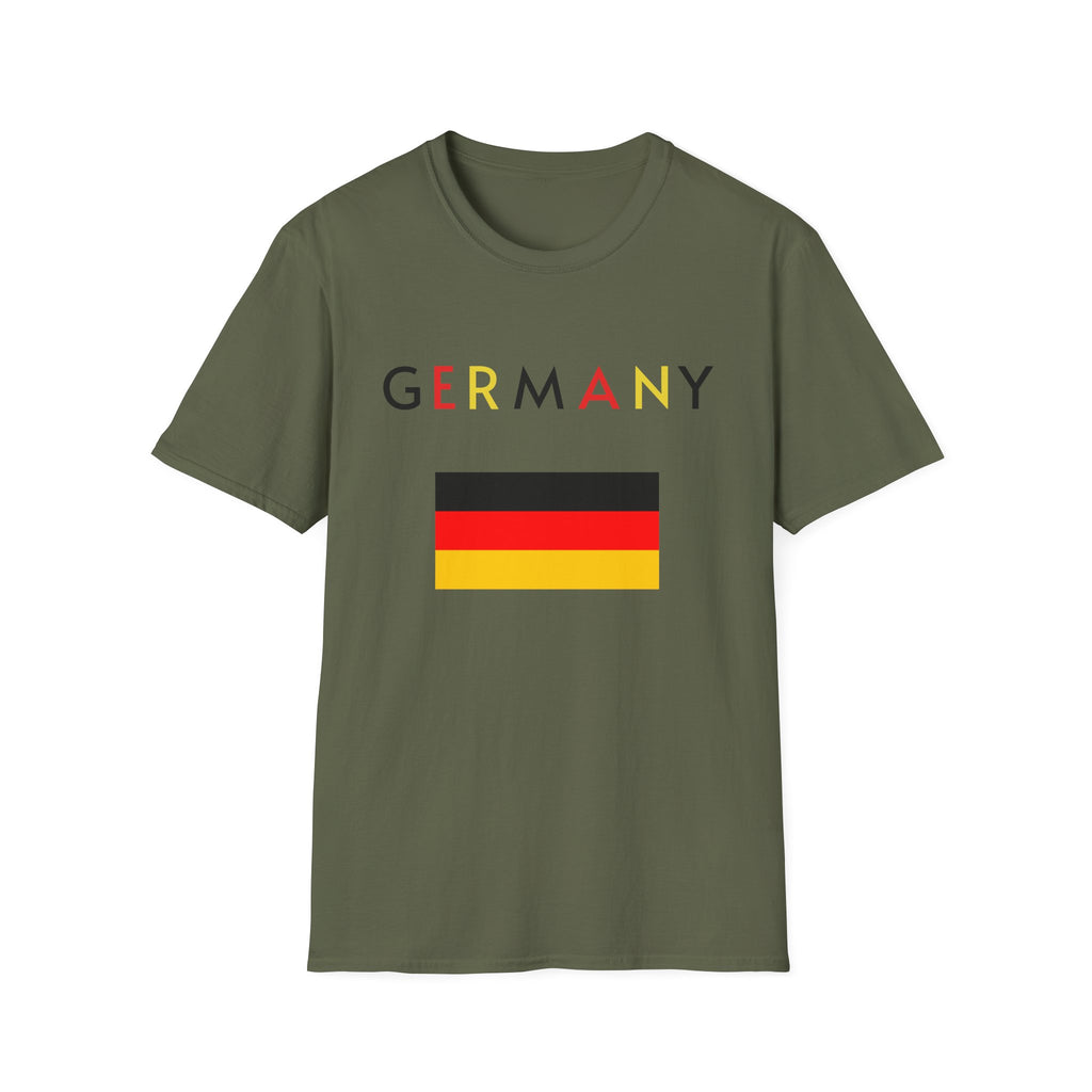 Germany Flag T-Shirt — Minimal German Pride Tee