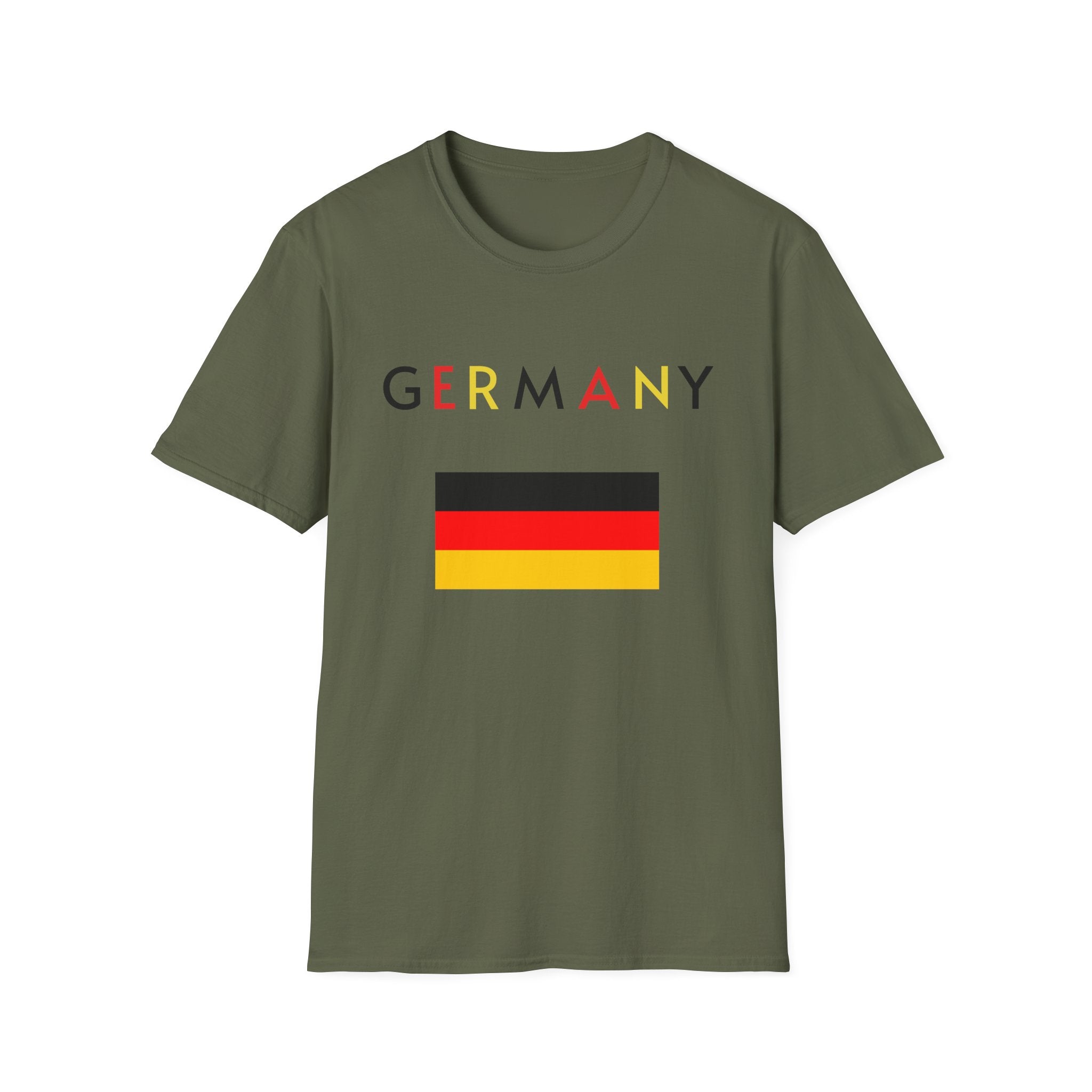 Germany Flag T-Shirt — Minimal German Pride Tee