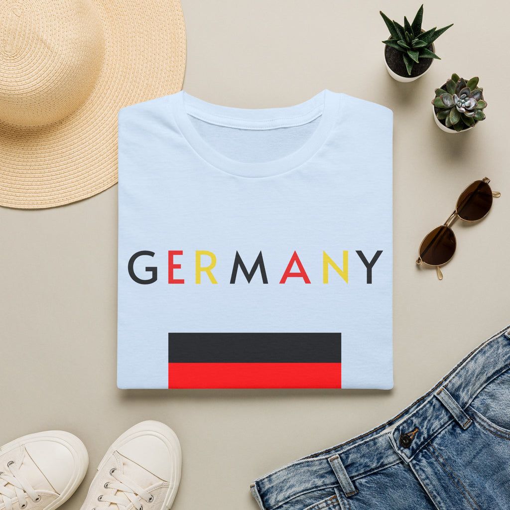 Germany Flag T-Shirt — Minimal German Pride Tee