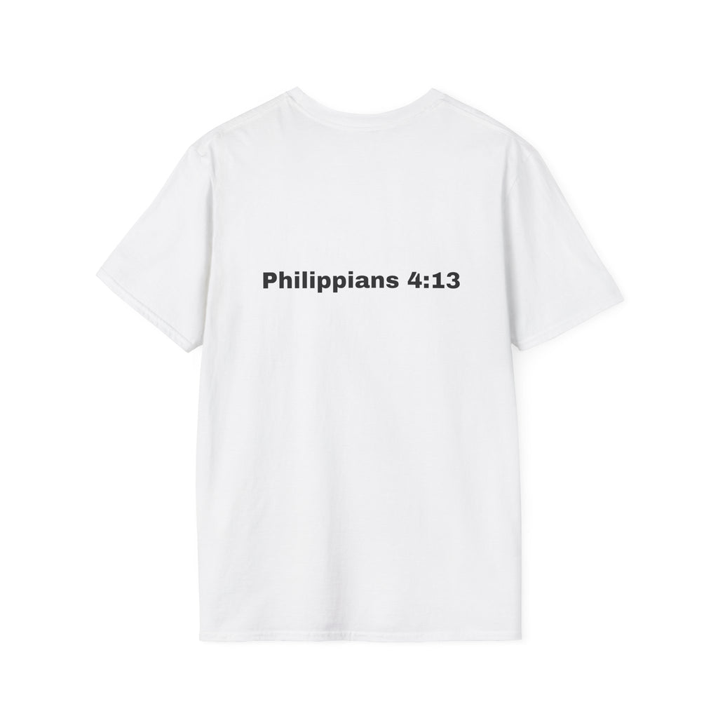 Christian T-Shirt — "Jesus loves you." Inspirational Cross Tee