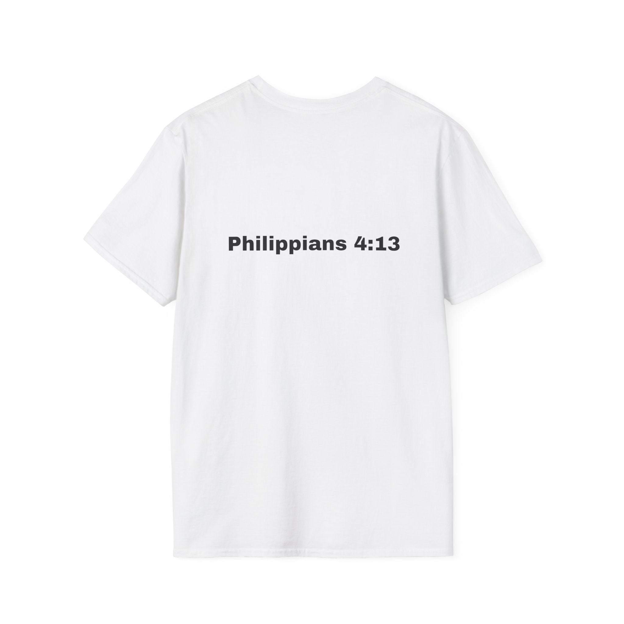 Christian T-Shirt — "Jesus loves you." Inspirational Cross Tee