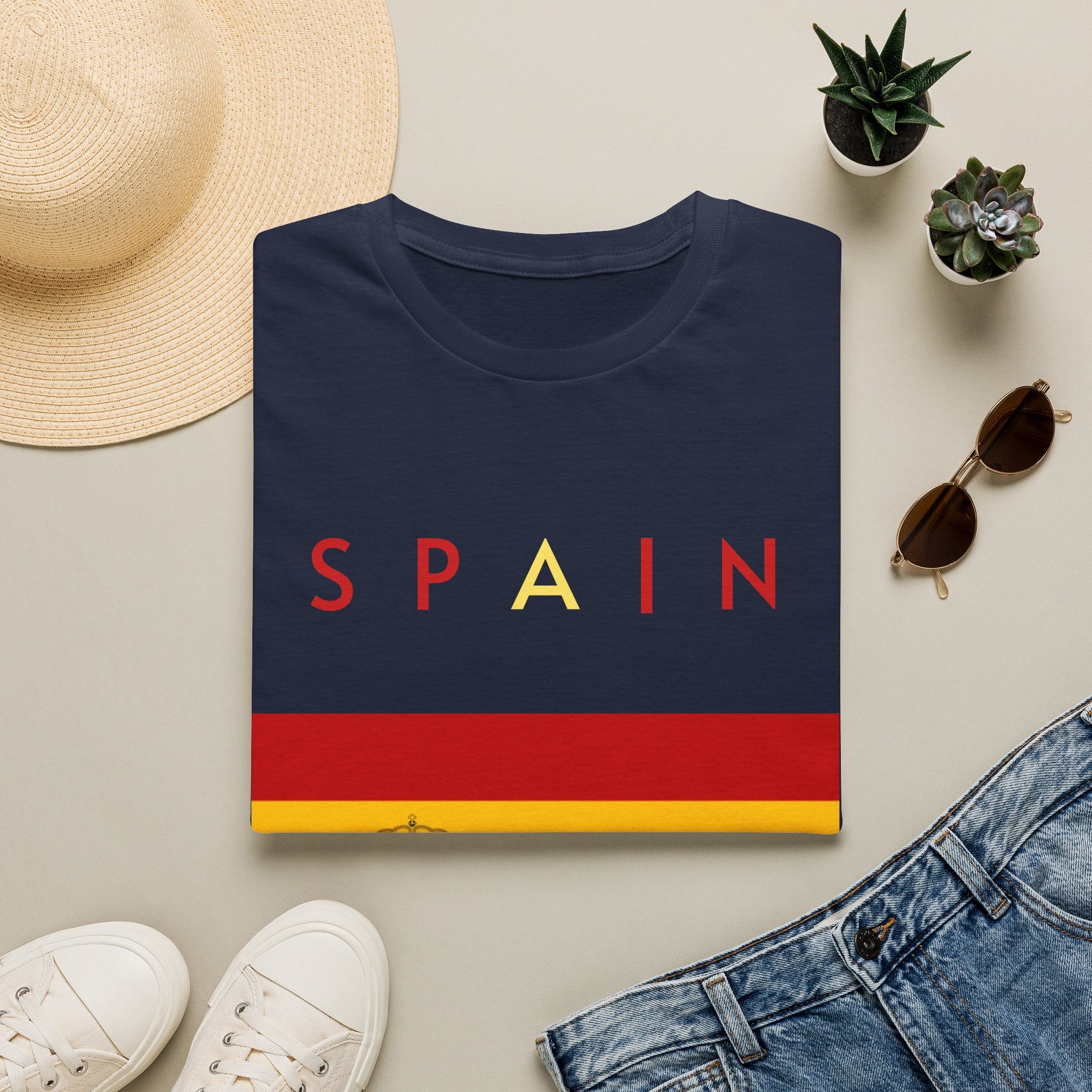 Spain Flag T-Shirt — Minimal Spanish Pride Tee