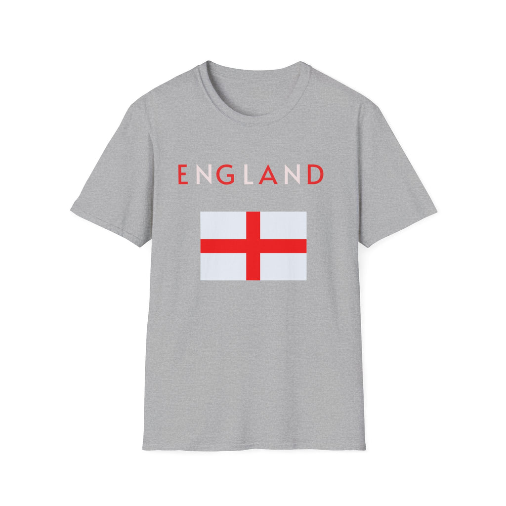 England Flag T‑Shirt — Minimal St. George’s Cross Tee