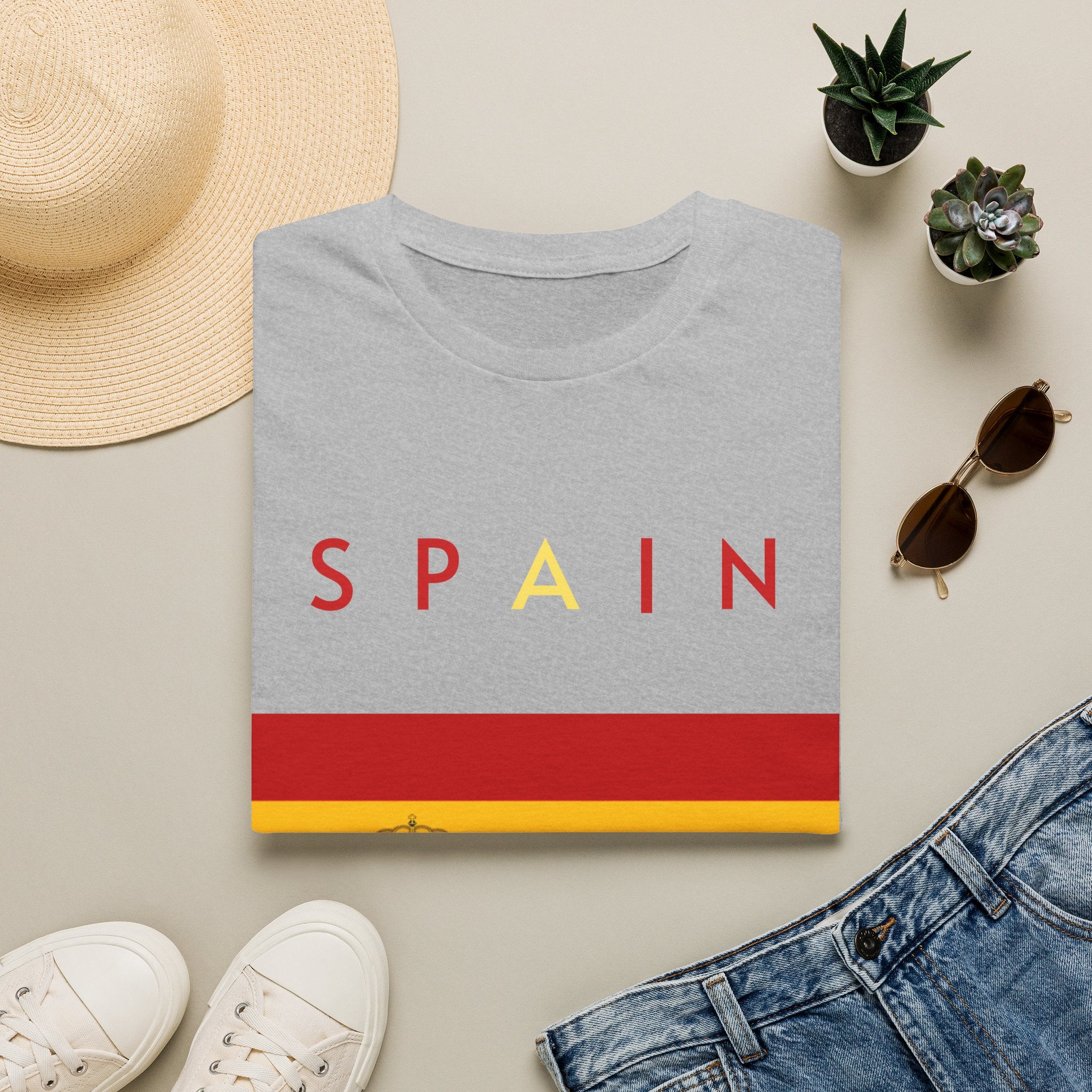 Spain Flag T-Shirt — Minimal Spanish Pride Tee