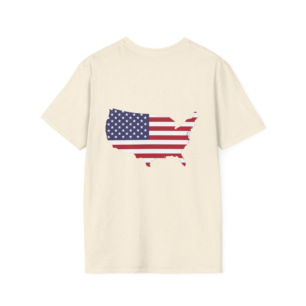 USA Flag Tee — Patriotic U A Graphic T-Shirt