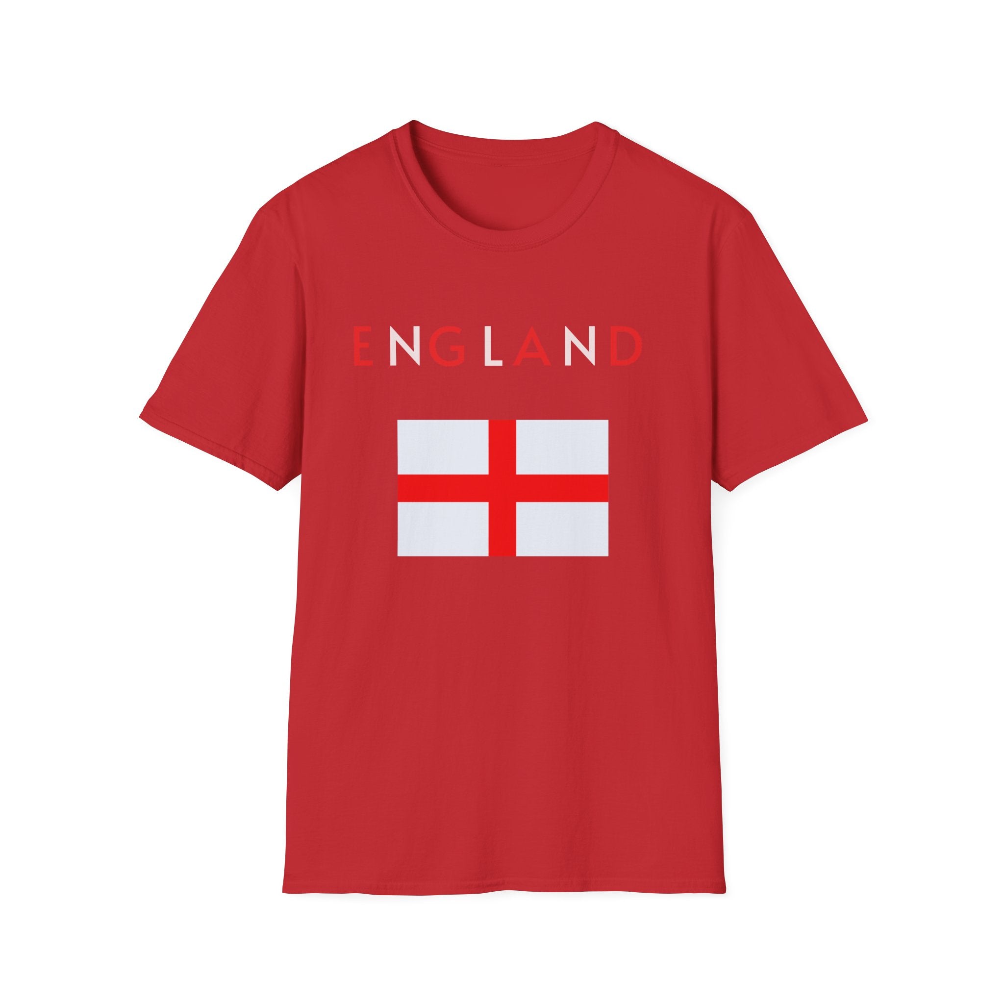 England Flag T‑Shirt — Minimal St. George’s Cross Tee