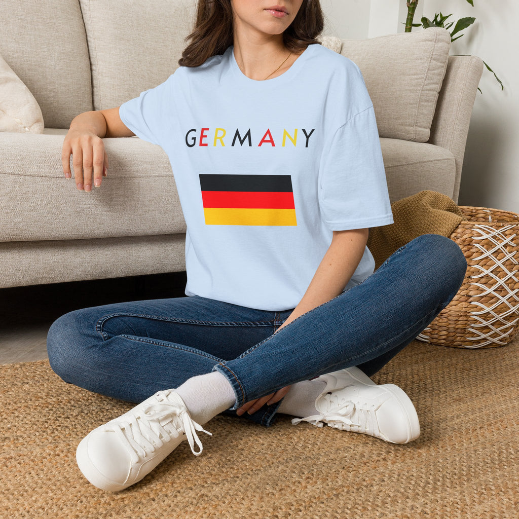 Germany Flag T-Shirt — Minimal German Pride Tee