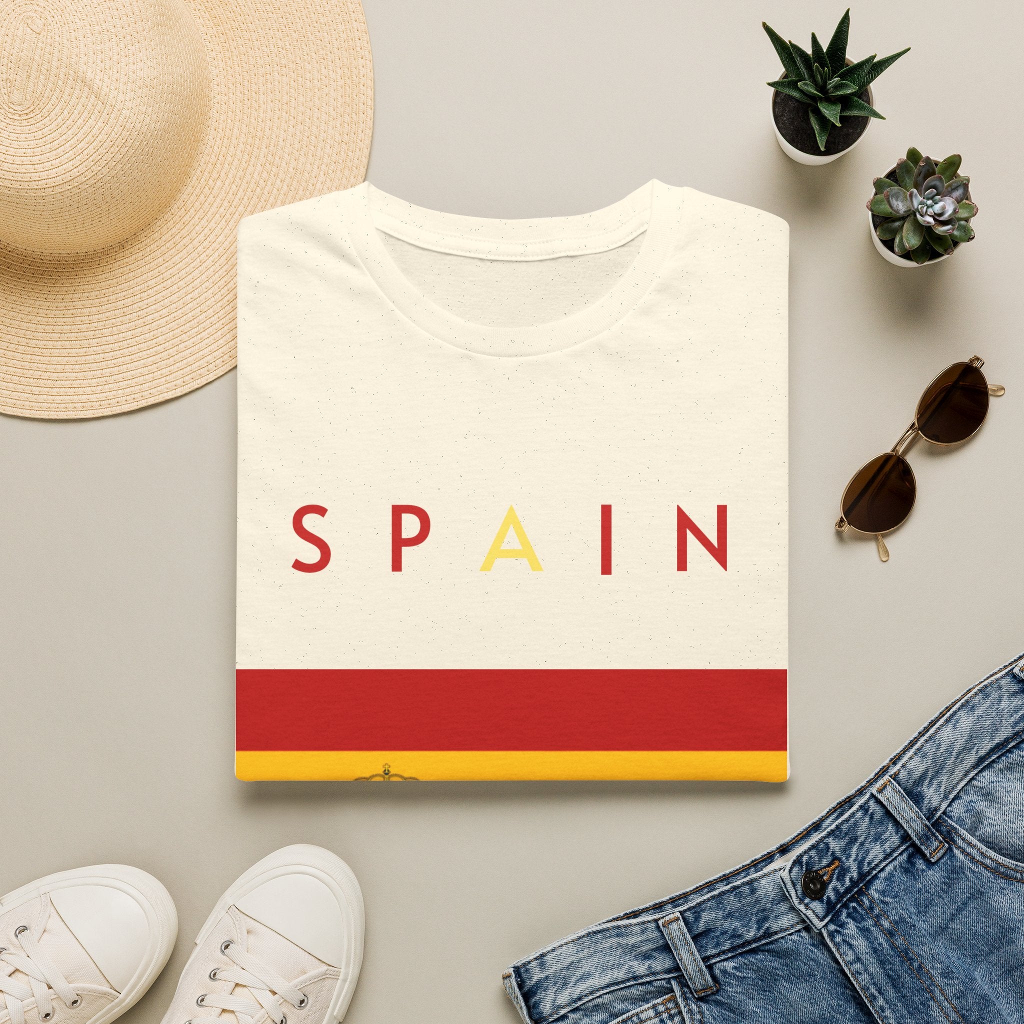 Spain Flag T-Shirt — Minimal Spanish Pride Tee