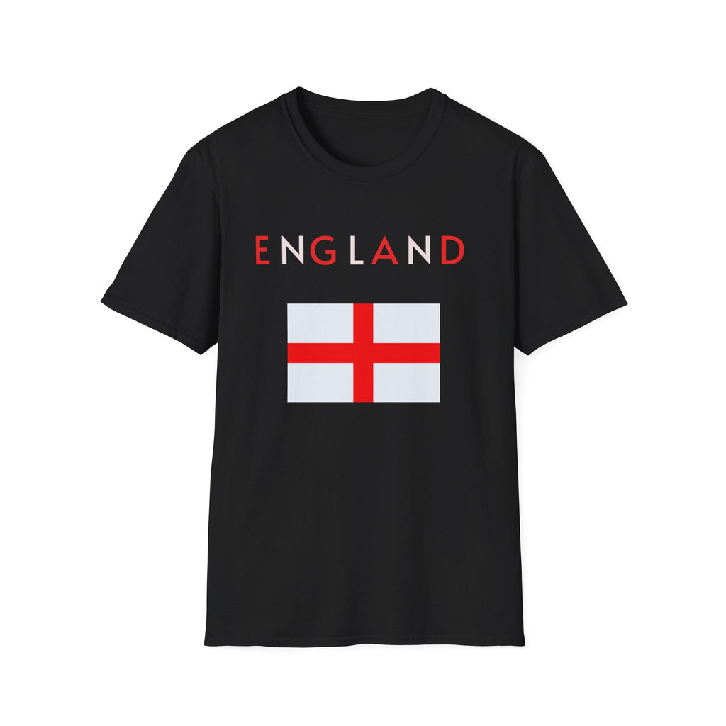 England Flag T‑Shirt — Minimal St. George’s Cross Tee