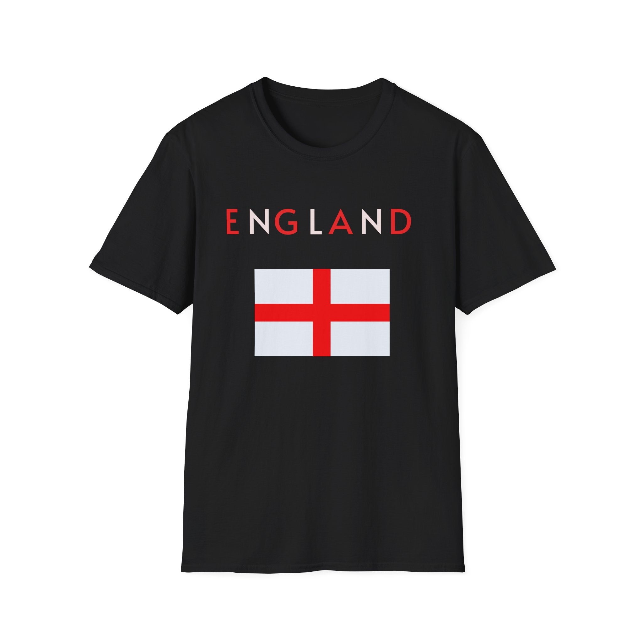 England Flag T‑Shirt — Minimal St. George’s Cross Tee