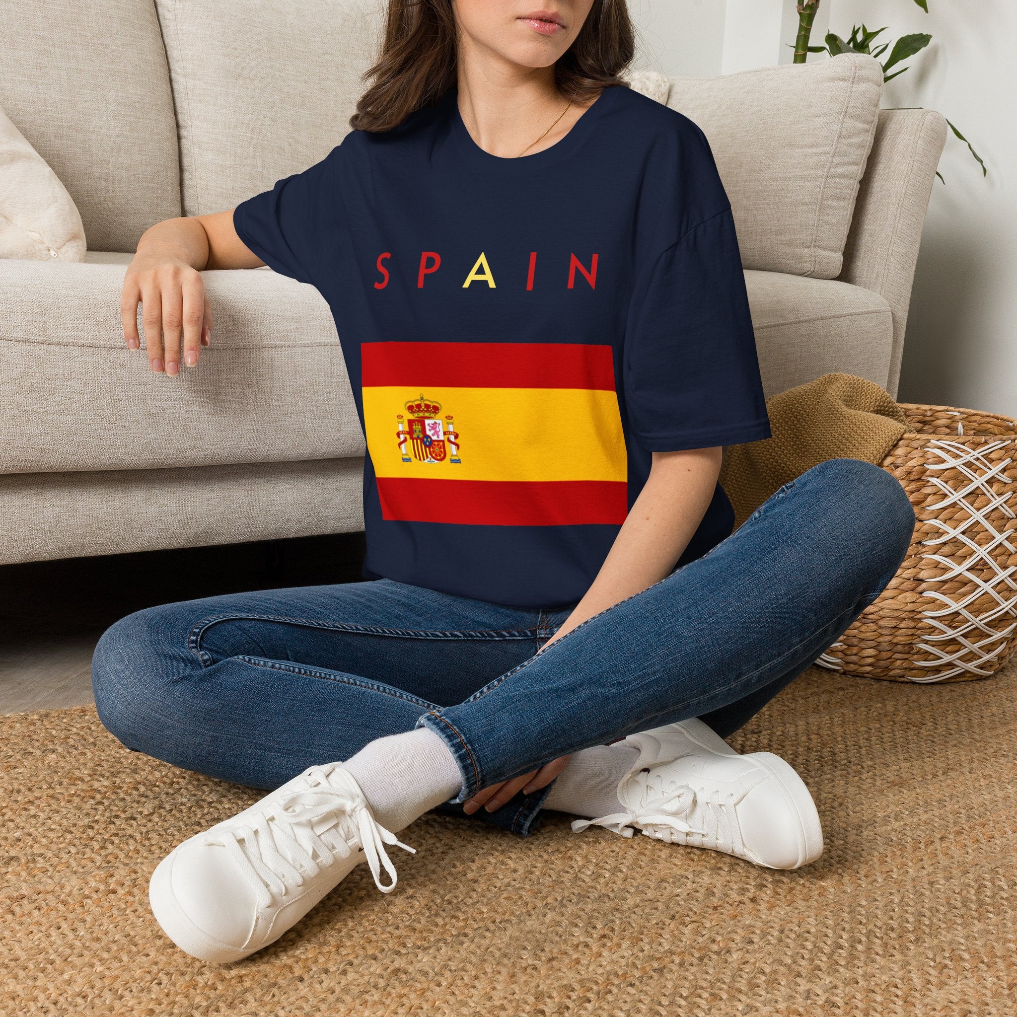 Spain Flag T-Shirt — Minimal Spanish Pride Tee