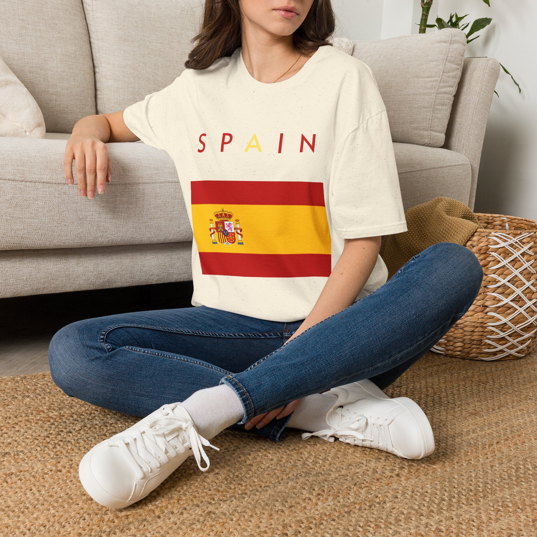 Spain Flag T-Shirt — Minimal Spanish Pride Tee
