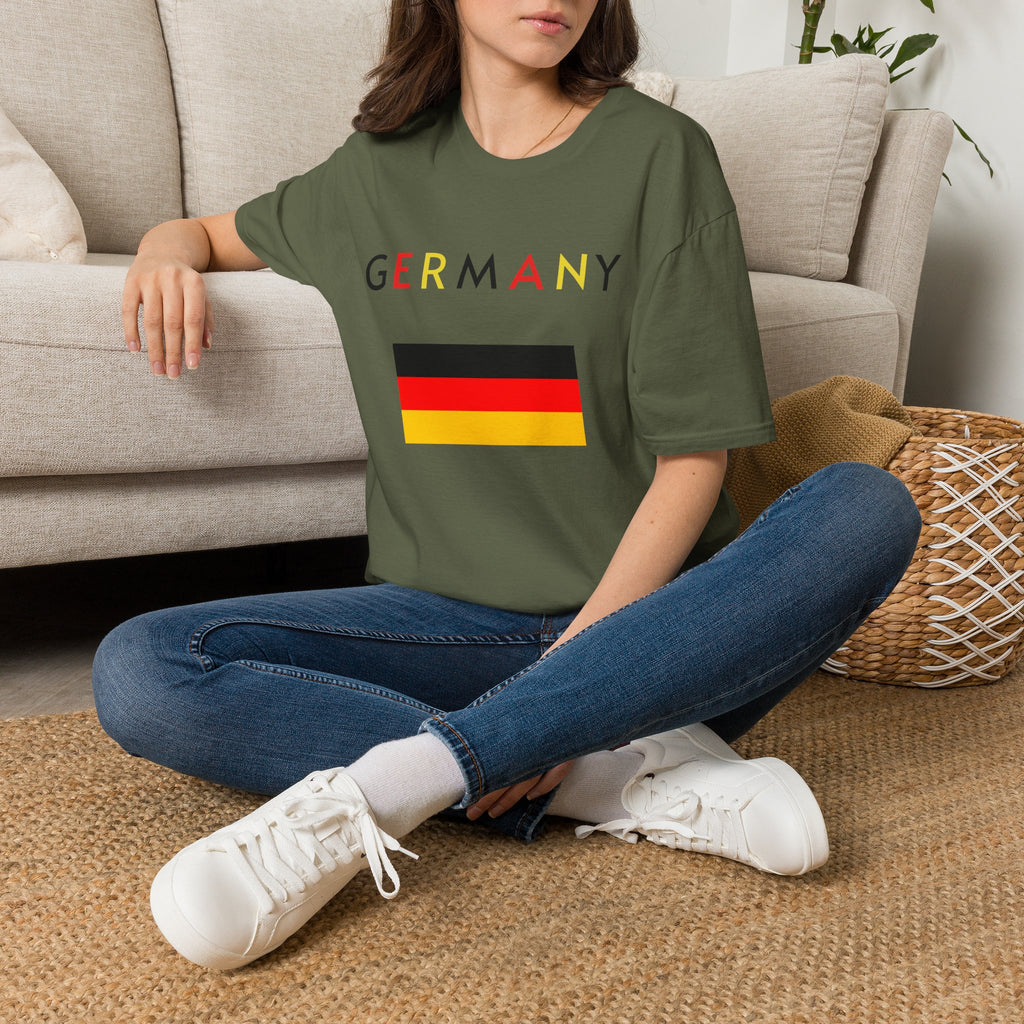 Germany Flag T-Shirt — Minimal German Pride Tee