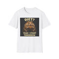 Diet? Yeah I Start Tomorrow T-Shirt — Funny Hamster Cookie Graphic Tee