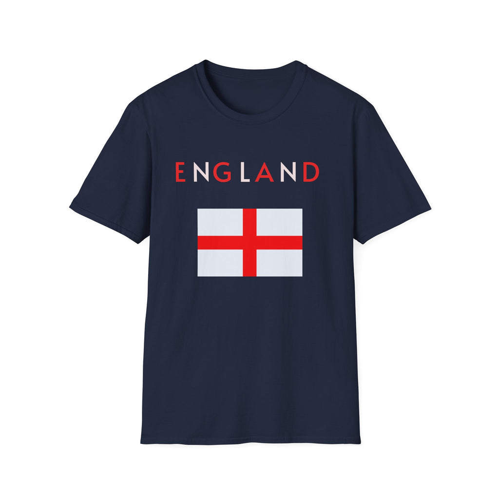 England Flag T‑Shirt — Minimal St. George’s Cross Tee