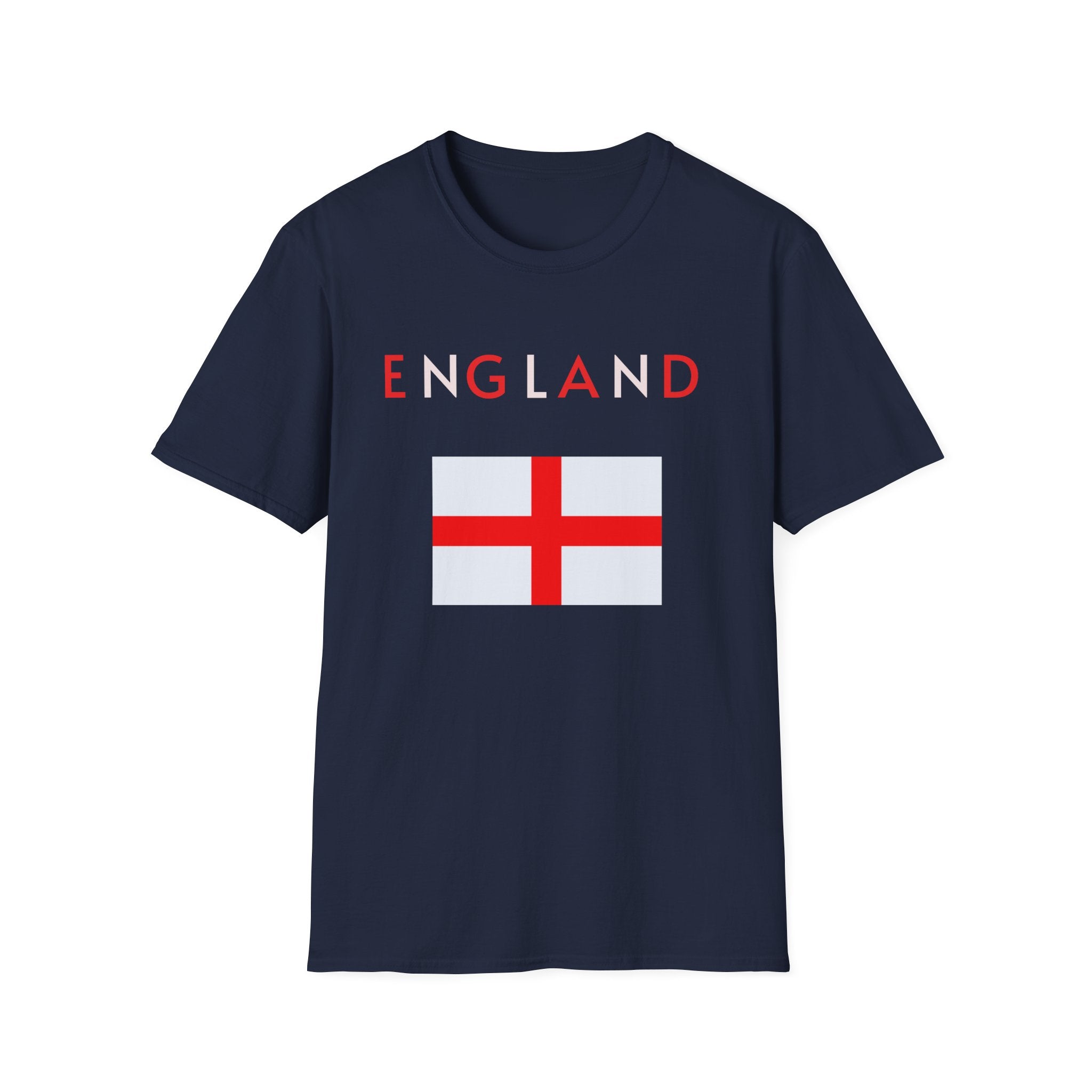England Flag T‑Shirt — Minimal St. George’s Cross Tee