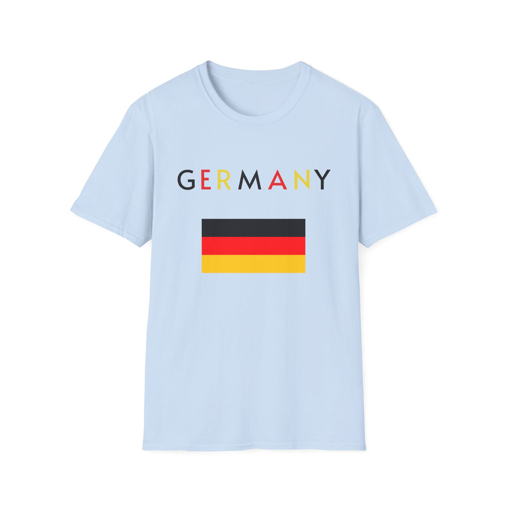 Germany Flag T-Shirt — Minimal German Pride Tee