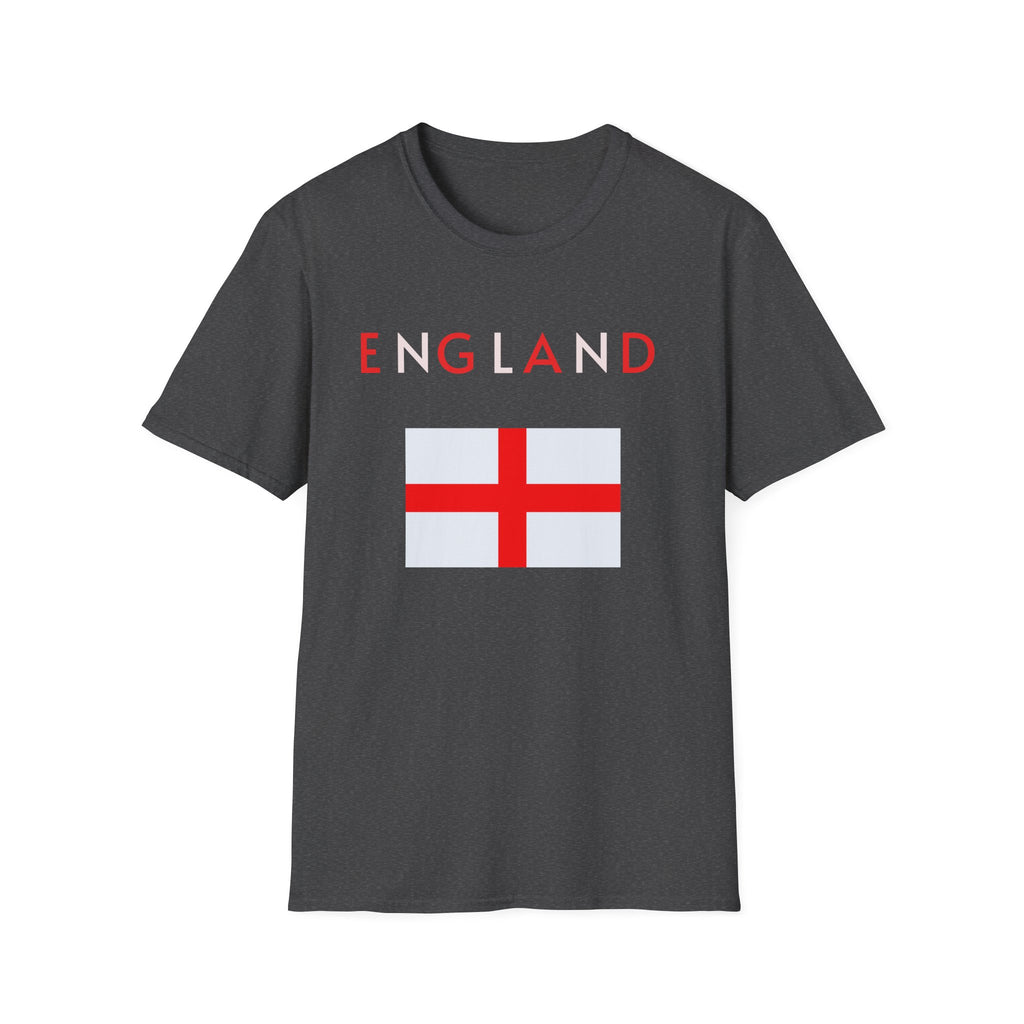 England Flag T‑Shirt — Minimal St. George’s Cross Tee