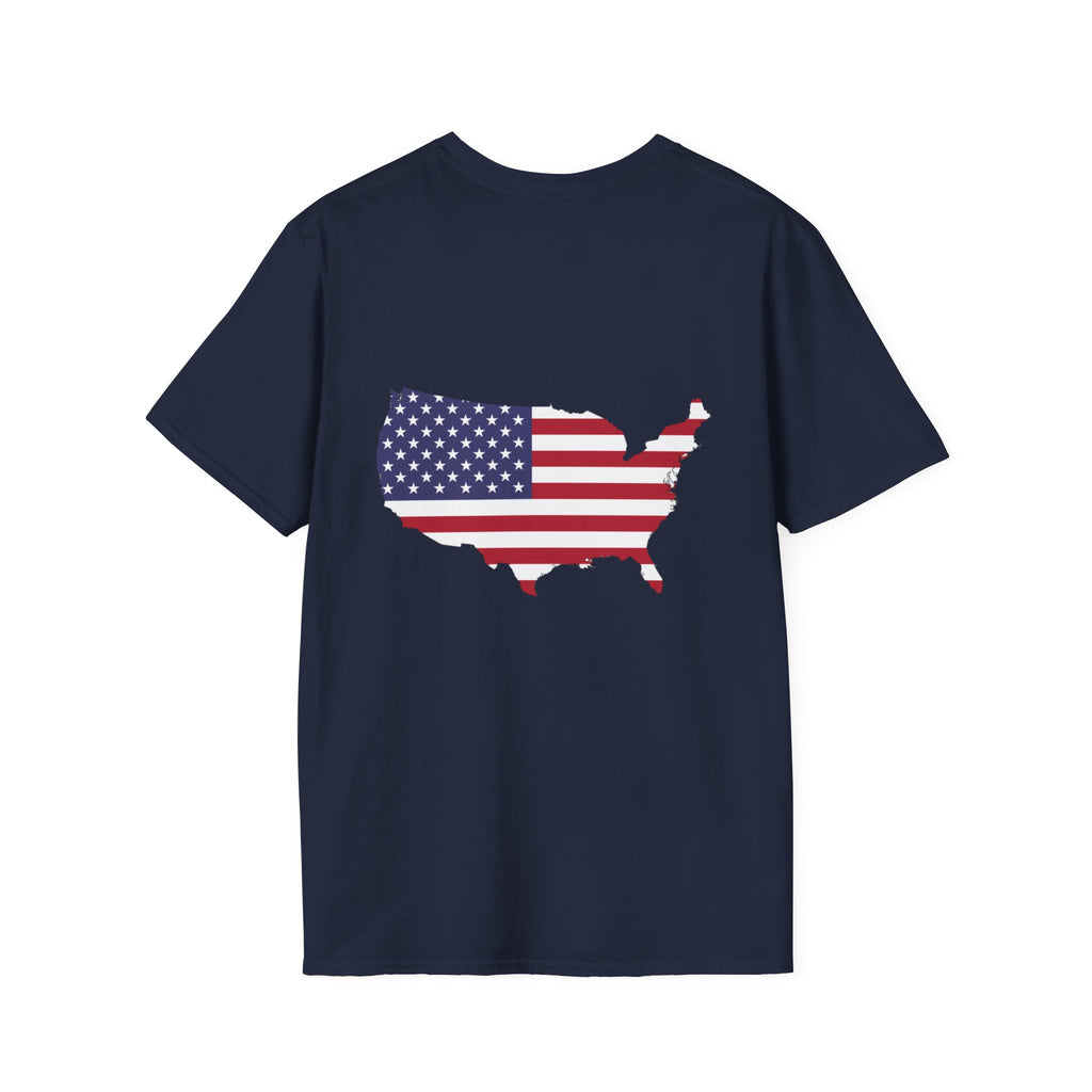 USA Flag Tee — Patriotic U A Graphic T-Shirt
