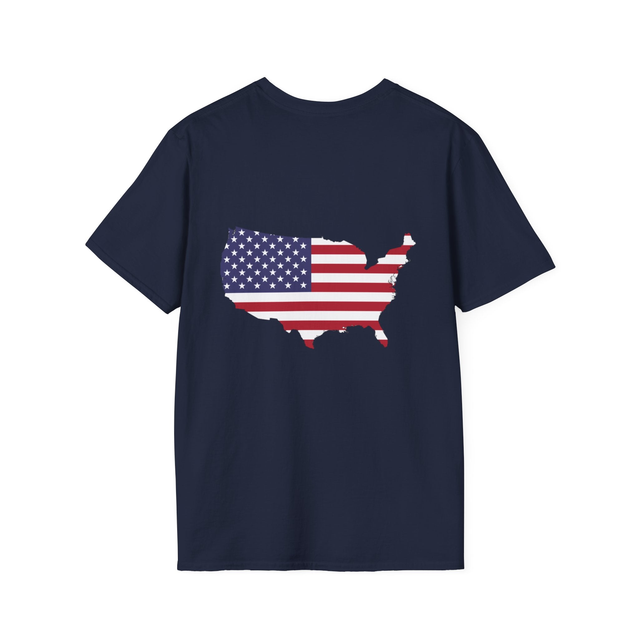 USA Flag Tee — Patriotic U A Graphic T-Shirt