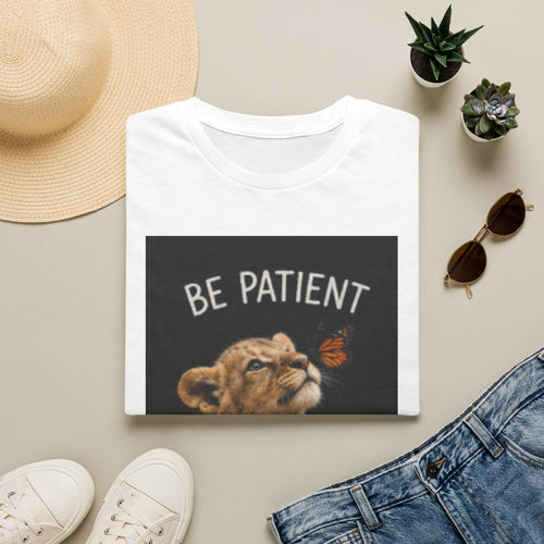 Be Patient Lion Cub T-Shirt — "Great Things Take Time" Inspirational Tee