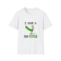 Funny “I Have A Big Pickle” T-Shirt — Cute Stick Figure Gag Tee