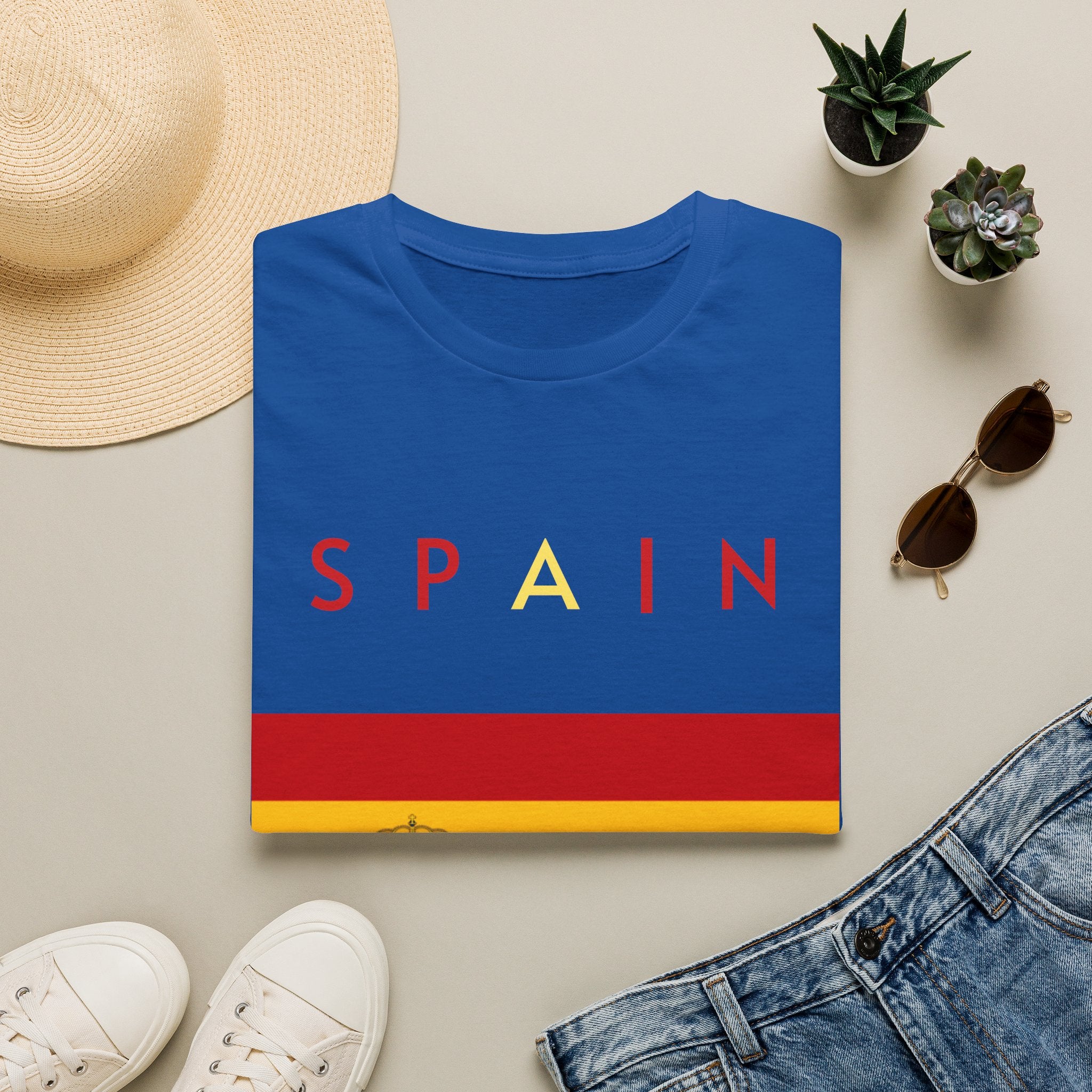 Spain Flag T-Shirt — Minimal Spanish Pride Tee