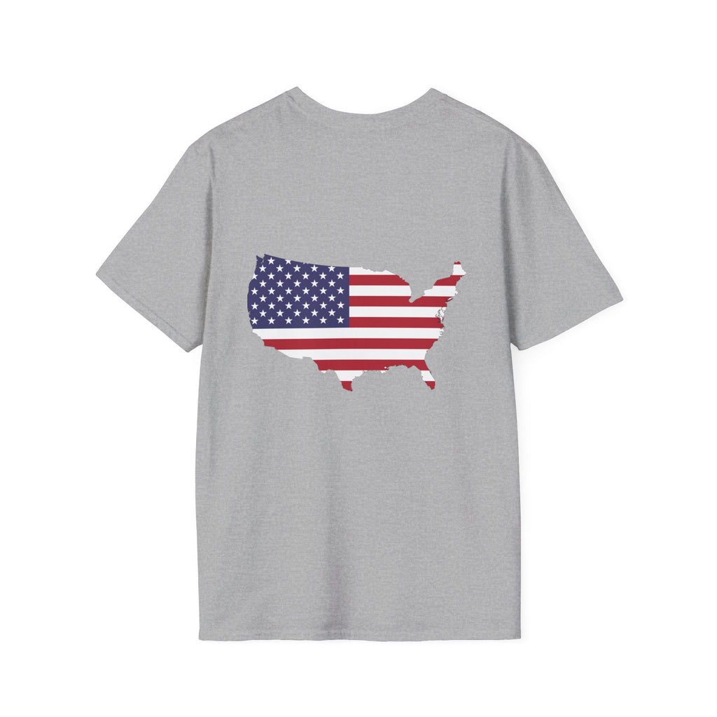 USA Flag Tee — Patriotic U A Graphic T-Shirt