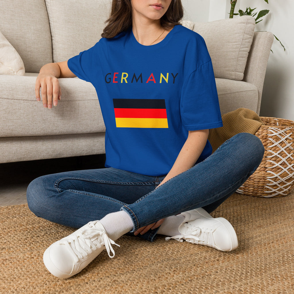 Germany Flag T-Shirt — Minimal German Pride Tee