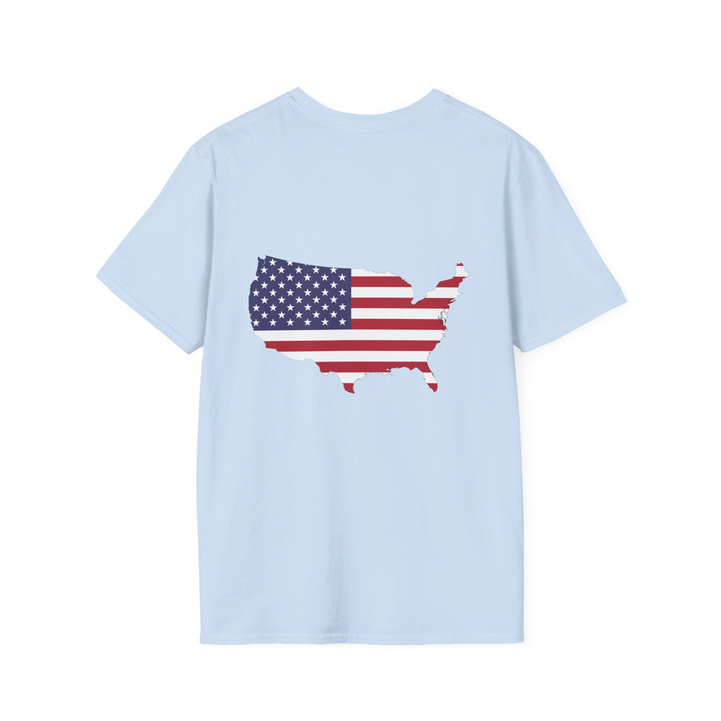 USA Flag Tee — Patriotic U A Graphic T-Shirt