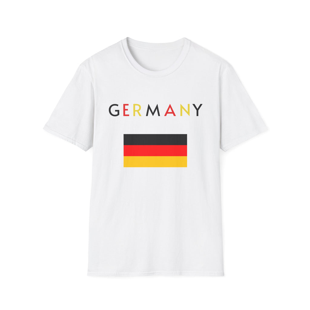 Germany Flag T-Shirt — Minimal German Pride Tee