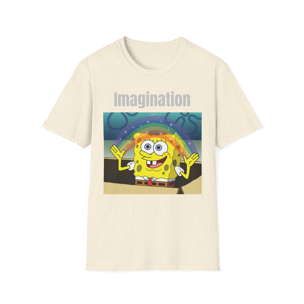 Imagination SpongeBob T-Shirt — Rainbow Cartoon Graphic Tee