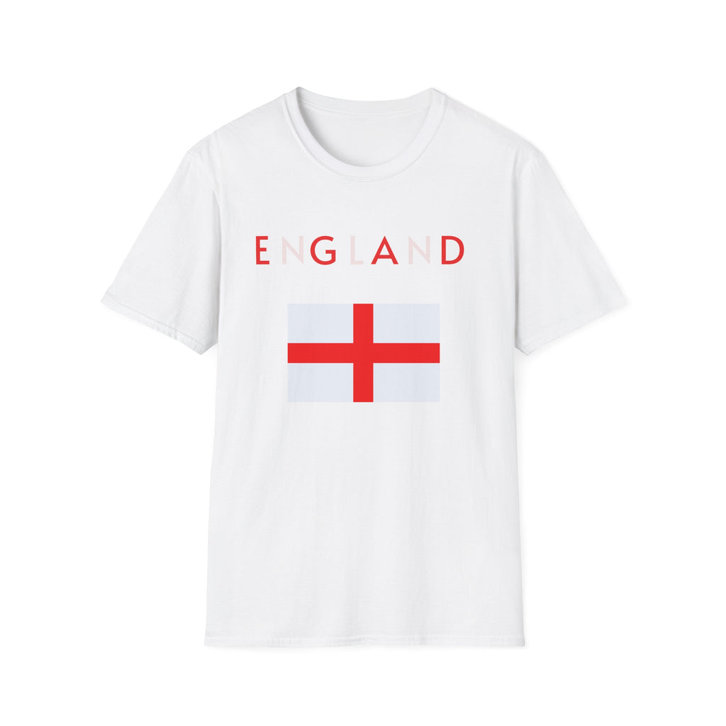 England Flag T‑Shirt — Minimal St. George’s Cross Tee