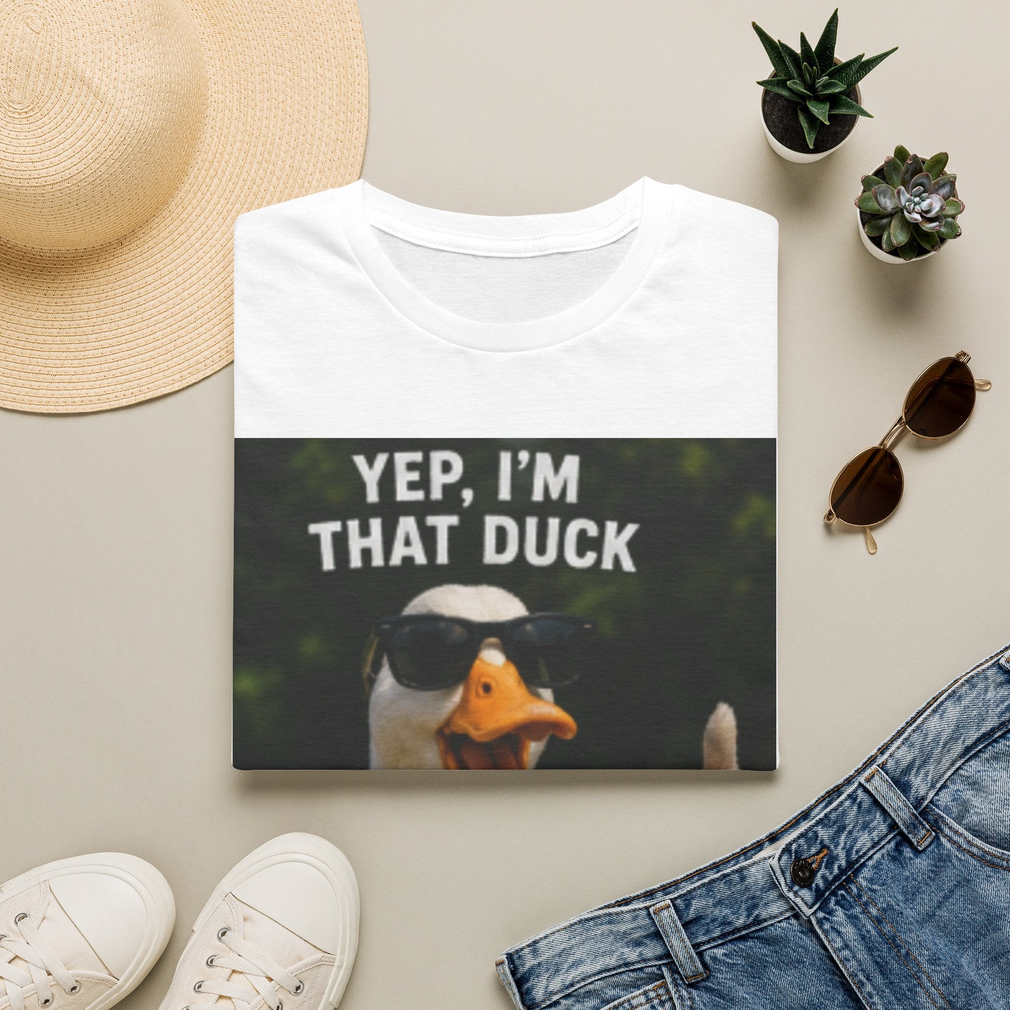 T-Shirt — Yep, I’m That Duck Funny Meme Tee (You Probably Talked About)