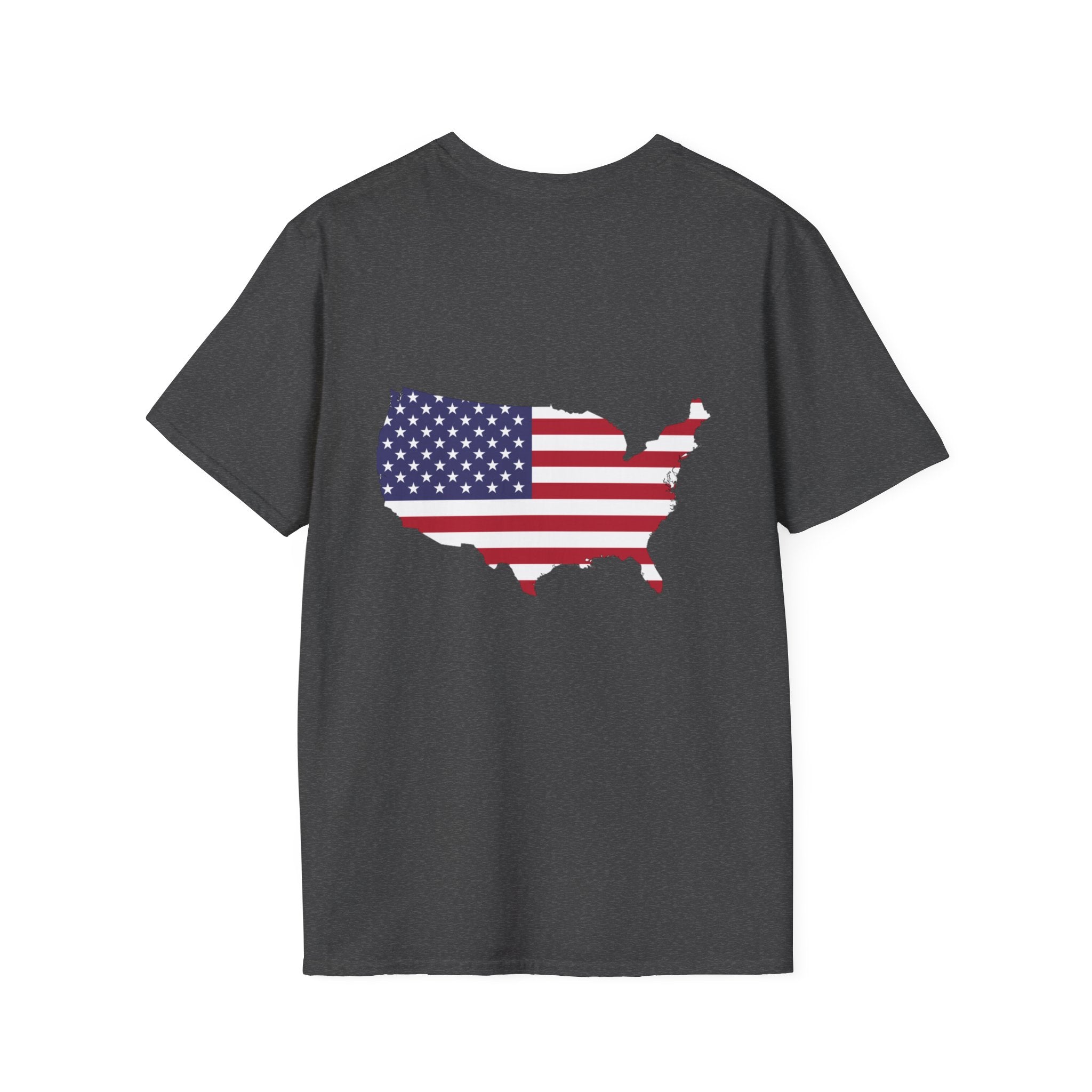 USA Flag Tee — Patriotic U A Graphic T-Shirt