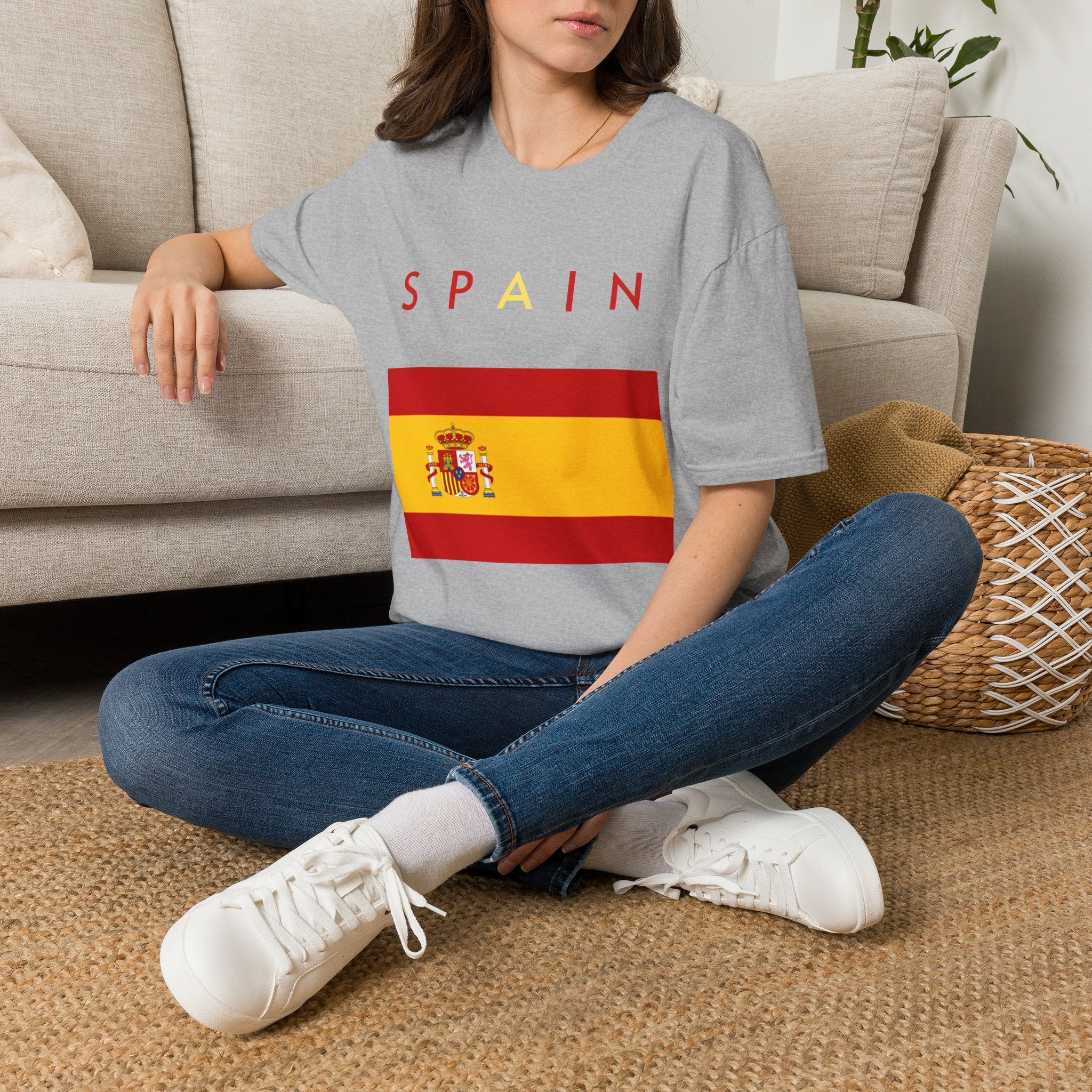 Spain Flag T-Shirt — Minimal Spanish Pride Tee