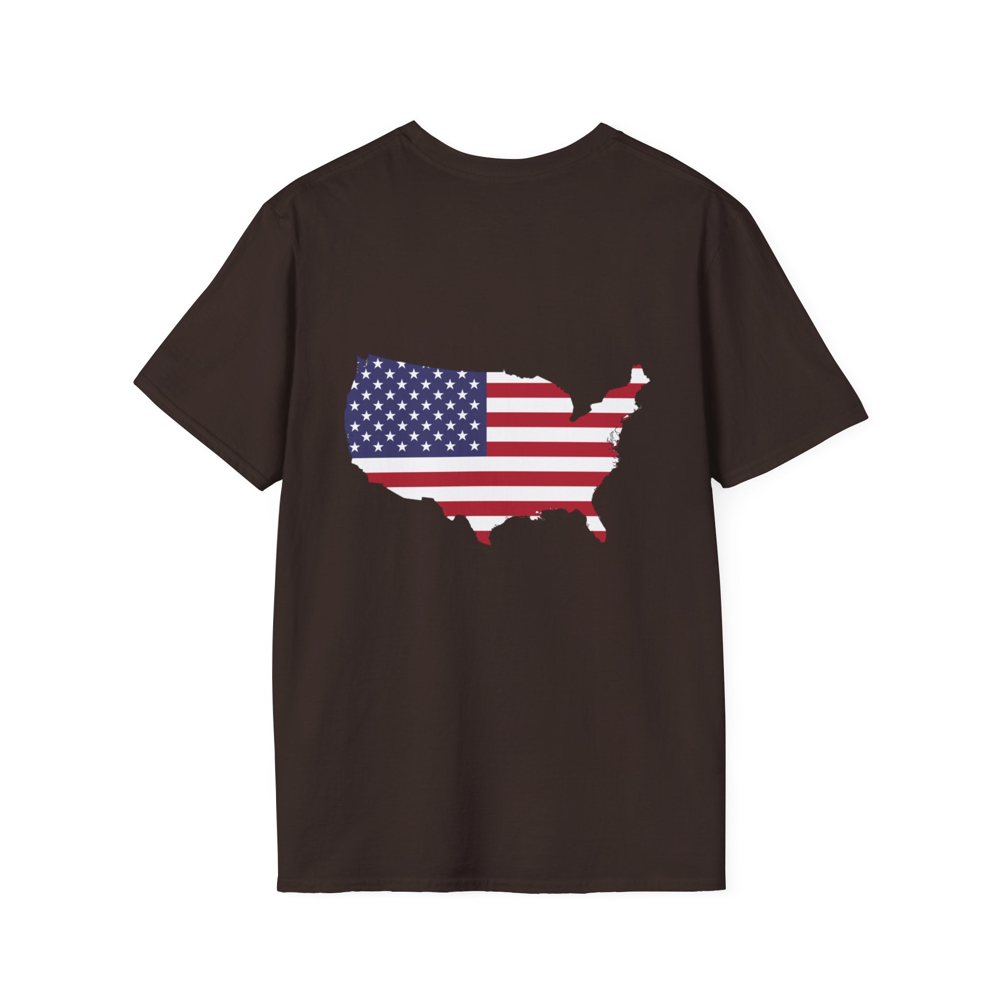 USA Flag Tee — Patriotic U A Graphic T-Shirt