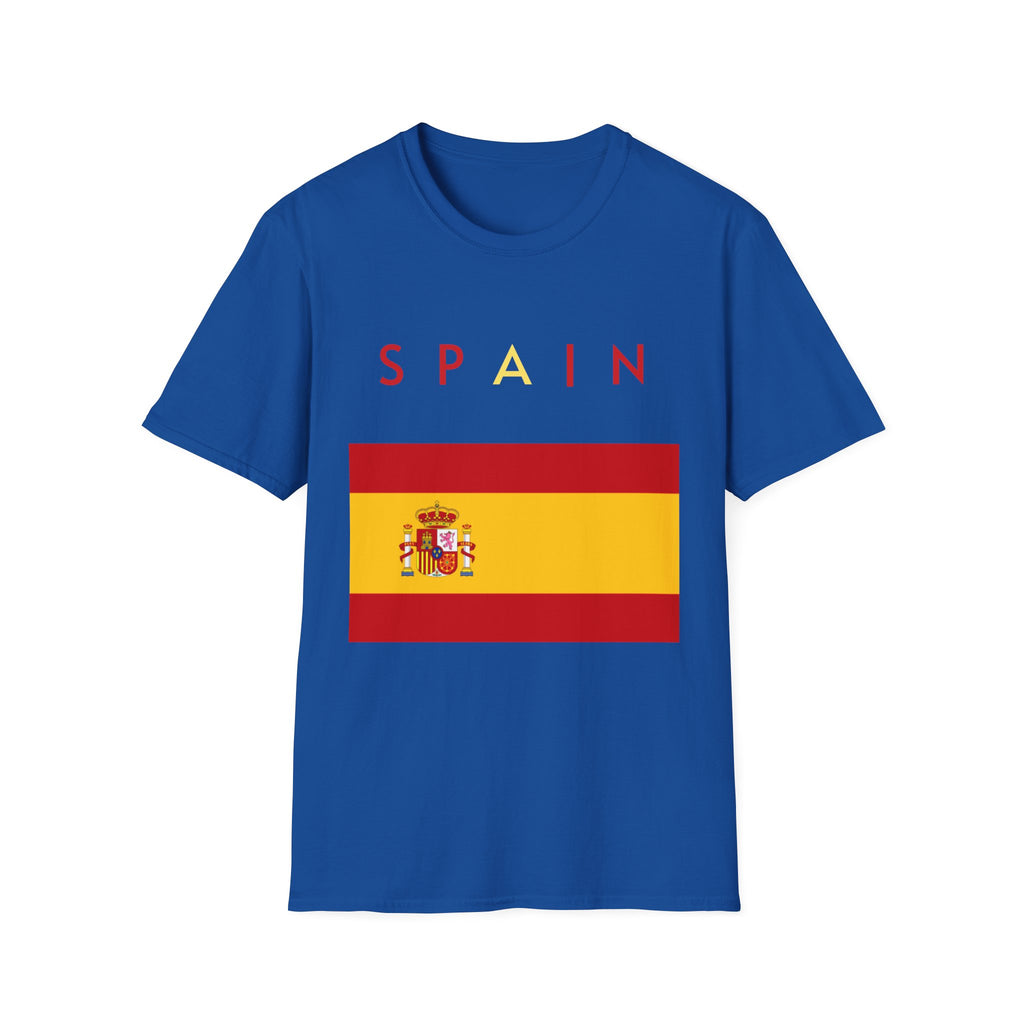 Spain Flag T-Shirt — Minimal Spanish Pride Tee