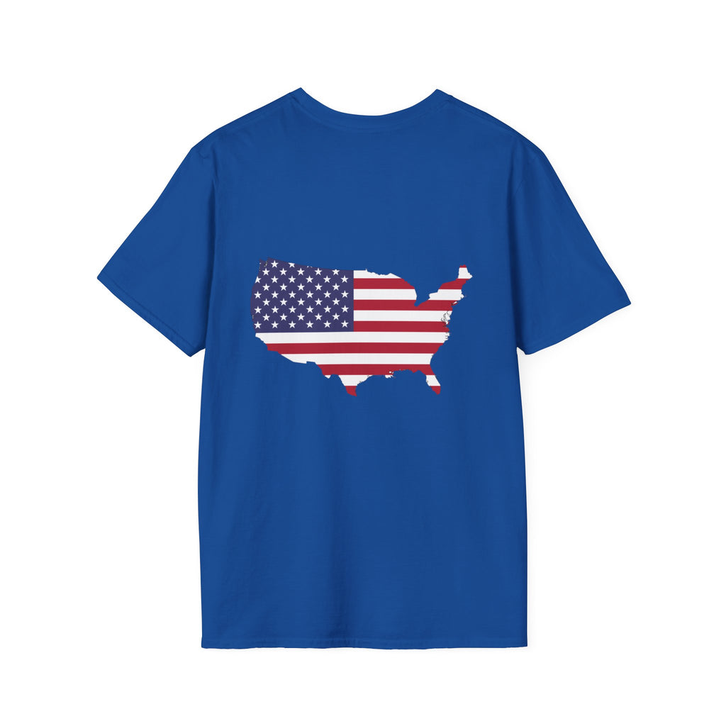 USA Flag Tee — Patriotic U A Graphic T-Shirt