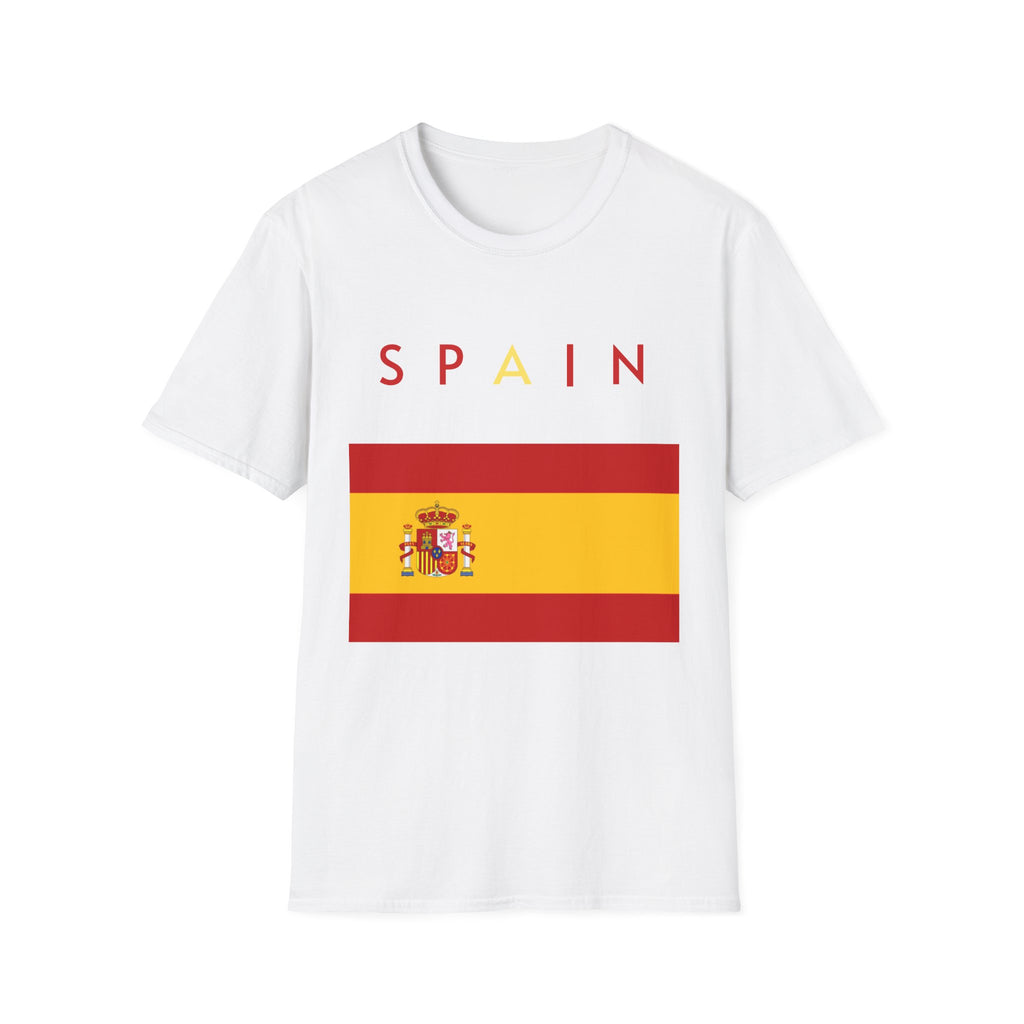 Spain Flag T-Shirt — Minimal Spanish Pride Tee