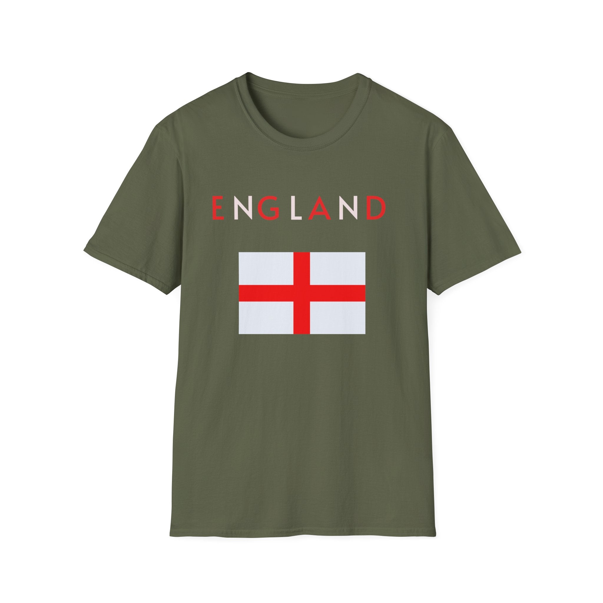 England Flag T‑Shirt — Minimal St. George’s Cross Tee