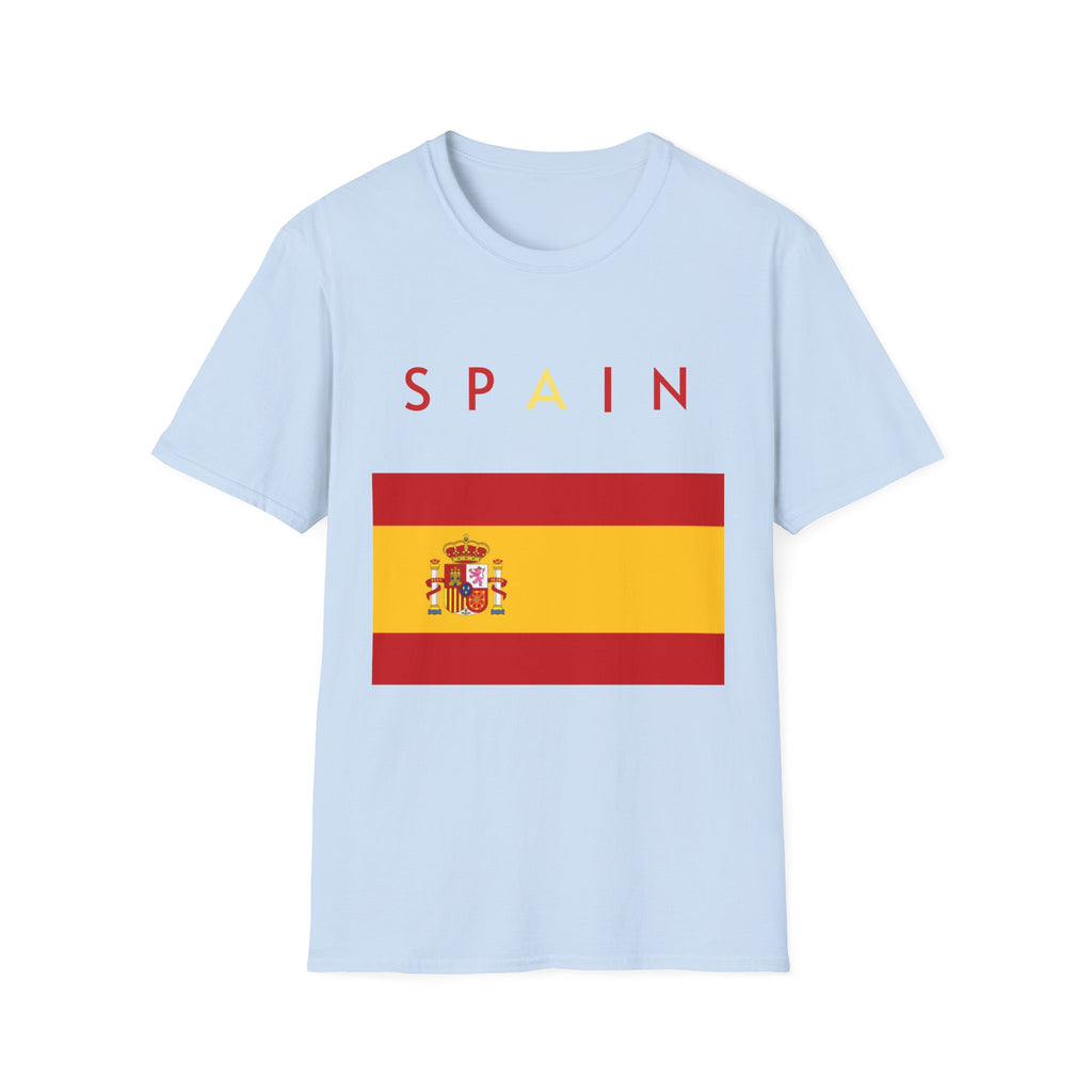 Spain Flag T-Shirt — Minimal Spanish Pride Tee